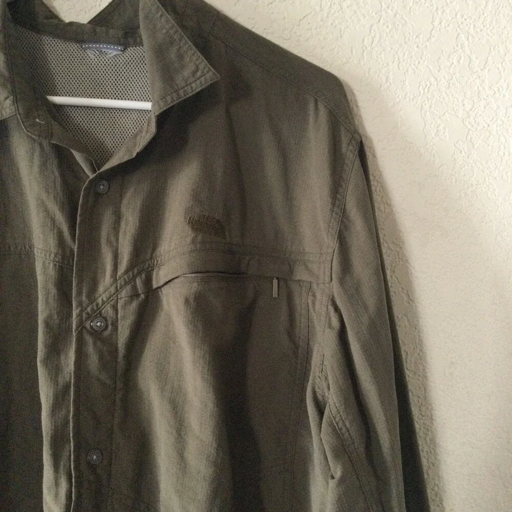 The north face button down shirt